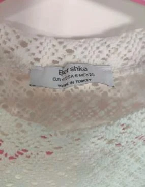 Bershka Top camiseta bordada PP / P – photo 4
